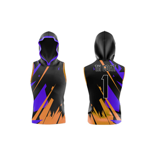 เสื้อฮู้ดฟุตบอล 7 คน แบบพิมพ์ลาย 3 มิติ พร้อมเสื้อกล้ามรัดรูป ชุดยูนิฟอร์ม 7v7 สกรีนโลโก้ทีมได้ตามสั่ง - Product Image 2