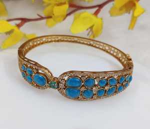 กำไลข้อมืออเมริกันไดมอนด์แบบอิตาเลียนมีนาคารีสำหรับผู้หญิง คุณภาพพรีเมียม กำไลแบบเปิดได้ เหมาะสำหรับงานปาร์ตี้ สวมใส่สบายๆ ในชีวิตประจำวัน - Product Image 4