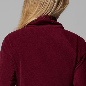 เสื้อสเวตเชิ้ตผ้าฟลีซสำหรับผู้หญิง แขนยาว / ดีไซน์สตรีทแวร์ทันสมัย พร้อมโลโก้แบบกำหนดเอง และดีไซน์คอปกซิปตั้ง - Product Image 5