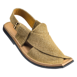 Peshawari chappal หนังแท้ PU สีพื้นสำหรับผู้ชาย - Product Image 2