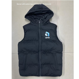 Vente chaude marque gilet oie corps plus chaud veste gilet hommes bouffant Bomber sans manches automne et hiver Original - Product Image 5