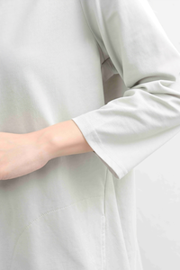 เสื้อยืดไหมพรมขนาดใหญ่สำหรับผู้หญิงเสื้อผ้าแบรนด์เนมล้างได้หรูหรามีน้ำหนักมาก - Product Image 6