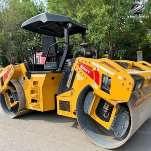 Rodillo Compactador Usado Sany STR130C-8, 13 Toneladas de Peso Operativo, Compactador Vibratorio de Doble Tambor, Original de China, Compactador para Construcción Media - Product Image 3