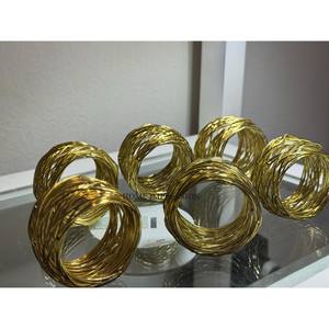 Anillos de Servilleta de Metal Modernos y Elegantes de Estilo Real, Diseño de Tendencia, Ecológicos, Hechos a Medida, Regalos para Mesa de Comedor, Precio Económico - Product Image 5