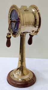 14 ''Antique Brass Telegraph Vintage Ship Marine Engine Room Order Décoratif Ship Telegraph - Product Image 6