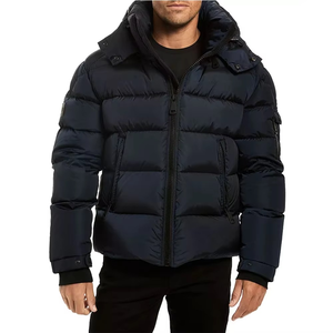 Veste Bomber de Chasse Extérieure Imperméable et Coupe-Vent en Toile Personnalisée Écologique à Capuche à Bulles pour Hommes - Product Image 2