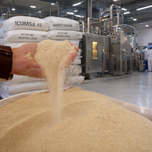 Sucre Blanc ICUMSA 45 Emballé en Sachet pour les Transformateurs Industriels - Product Image 3