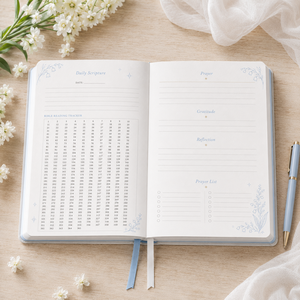 LABON Custom A5 <strong>Grace</strong> for Today 365 Day Prayer Journal White Hardcover Floral <strong>Devotional</strong> Notebook for Women Church Gift OEM ODM - Product Image 3