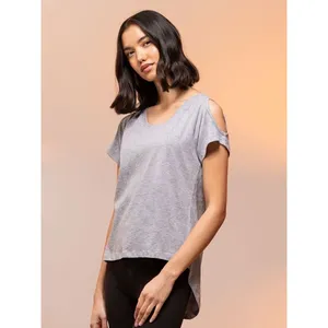 Camiseta de Mujer con Cola Larga, Personalizable para Promociones - Product Image 1
