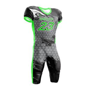 Camisetas de Fútbol Americano Sublimadas de Alta Calidad para Hombre y Mujer, Manga Corta, Anti-UV, Talla Personalizada, Servicio OEM, Material de Poliéster - Product Image 1