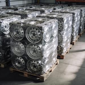 Déchets de jantes en alliage d'aluminium 99% Jantes automobiles pour applications de refusion - Product Image 3