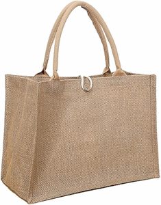 Sacs fourre-tout en PE personnalisés pour mariage, shopping et cadeaux, vente en gros d'usine, écologiques, réutilisables, en toile de jute, avec logo personnalisé - Product Image 4