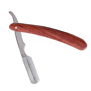 Wholesale Safety Carbon Steel Single Blade Razors Straight Edge Manual <b>Shaver</b> with Wooden Handle for Close Shaving <b>Face</b> Use - Product Image 5
