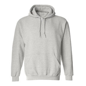 Unisex Light <b>Grey</b> <b>Hoodie</b> Soft Cotton Fleece Pullover Warm Long Sleeve Casual Sweatshirt Streetwear Winter Fashion Top - Product Image 2