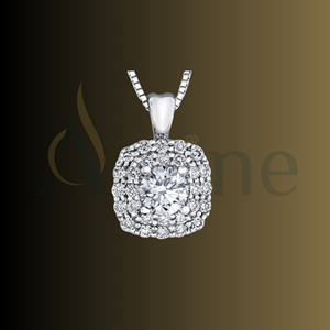 สร้อยคอจี้เงินสำหรับคริสเตียนชายและหญิงของขวัญมีสไตล์ - Product Image 1