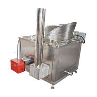 Équipement semi-automatique de friture Ligne de production de frites Chips de patates douces Machines pour la friture