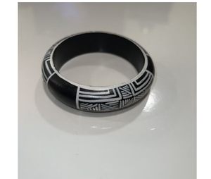 Bracelet en bois imprimé zig zag design créatif meilleur design pour femme de qualité supérieure à vendre - Product Image 3