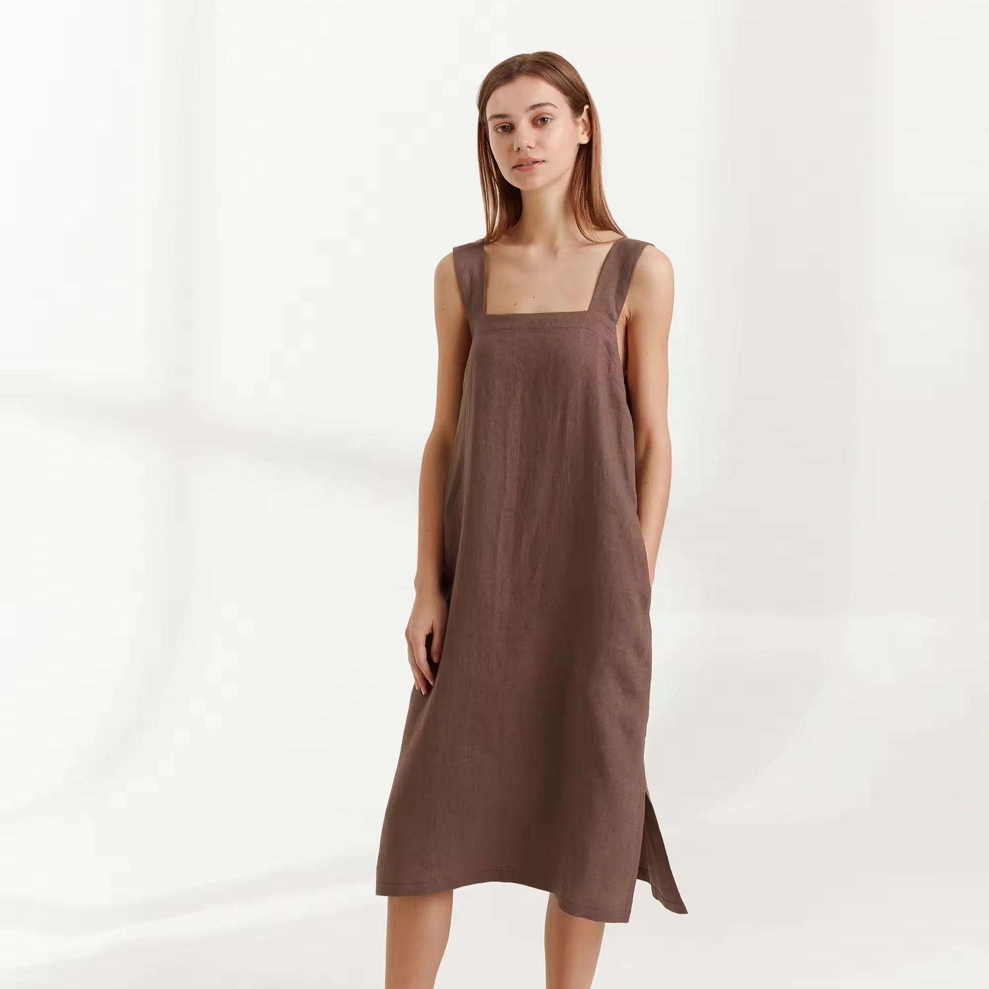 Brown Western Dresses