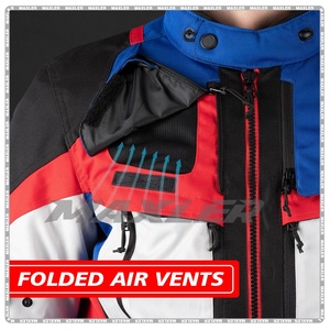 Veste de moto imperméable personnalisée en gros, veste textile réfléchissante pour moto, veste de moto coupe-vent, équipement de moto - Product Image 5