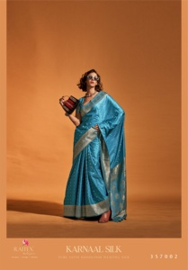 ผ้าส่าหรีผ้าไหมอินเดียแบบดั้งเดิมที่มีแถบผ้าทอ zari สวยงามสำหรับงานแต่งงานสไตล์ปากีสถาน - Product Image 5