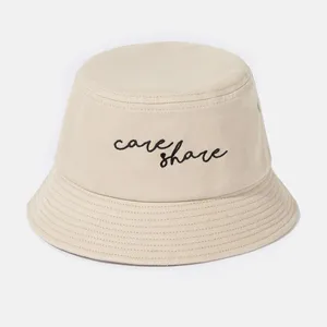 Kova şapka özel logo nakış logosu yüksek kaliteli ve renkli