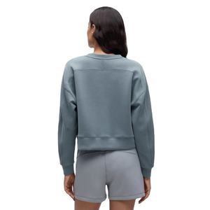 Conjunto de Verano Informal de Alta Calidad, Conjunto de Sudadera con Cuello Redondo y Pantalones Cortos Deportivos para Mujer - Product Image 3