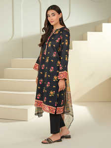 Nouvel ensemble 3 pièces Shalwar Kameez Dupatta pour femme, très demandé, en tissu lawn respirant, séchage rapide, léger, style indien/pakistanais - Product Image 4