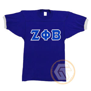 T-shirts personnalisés en gros pour femmes Zeta Phi Beta, vêtements de sororité, décontractés, de haute qualité, respirants, 100 % coton, manches courtes - Product Image 1