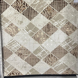 Tapis turc moderne en polypropylène tissé à la machine, haute qualité, jute, résistant aux taches, poils longs, abstrait, chambre à coucher, maison - Product Image 3