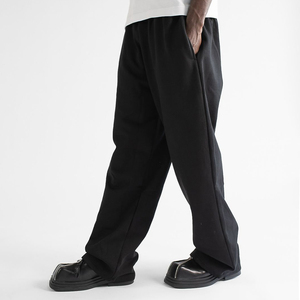 High Quality Designer Cotton Fleece Jogger Sweatpants for <b>Men</b> Custom Embroidery Logo Baggy Streetwear Casual Running Mid - Product Image 2