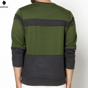 เสื้อกันหนาวคอกลมผ้าฝ้าย100% สำหรับผู้ชายเสื้อกันหนาวไหล่ตกเสื้อกันหนาวผ้าขนแกะปรับแต่งโลโก้300GSM ได้ตามต้องการ - Product Image 3