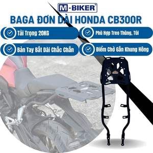 Portaequipajes Trasero para CB150/CB300 con Respaldo, Plástico ABS Resistente, 7000 kg - Product Image 4