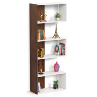 Nouveauté : Bibliothèque en bois Novebuk, étagère à livres, organisateur, bibliothèque avec étagères pour la décoration, à poser au mur ou sur le sol