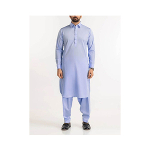 Shalwar Kameez pour homme, été, 100% coton, respirant, style streetwear, nouveau design 2024 - Product Image 1