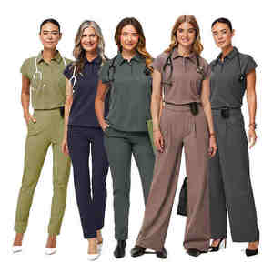Uniformes Médicos Personalizados 2025, Uniforme de Enfermera, Pantalones Deportivos de Enfermería, Uniforme de Hospital para Mujer, Conjunto de Uniforme Médico, Conjuntos de Uniformes Modernos - Product Image 1
