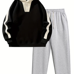 Chándal personalizado de 100% algodón con estampado de hojaldre para hombre, chándal para correr acampanado apilado, colección de invierno de Pakistán - Product Image 3