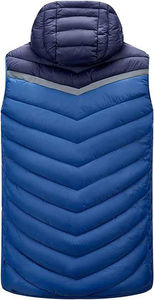 Chaleco acolchado de diseño único, chaqueta sin mangas corta con cremallera y cuello levantado, estilo informal transpirable para primavera e invierno - Product Image 2