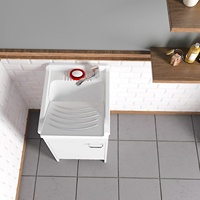 Meubles de cuisine en PVC anti-humidité de marque italienne célèbre, éviers au design moderne, pour usage intérieur/extérieur, hôtelier, écologiques et durables
