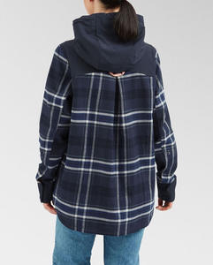 Venta al por mayor de alta calidad comodidad 100% algodón polar Vintage dibujos animados bordado Color liso media cremallera mujeres sudaderas con capucha - Product Image 3