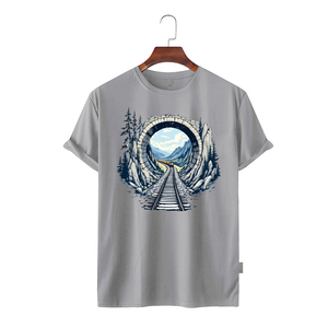 Camiseta de Verano 2026 para Hombre, Estilo Urbano, Oversize, Manga Corta, Tejida, con Serigrafía, Suave, 100% Algodón, Casual, Tallas Grandes - Product Image 3