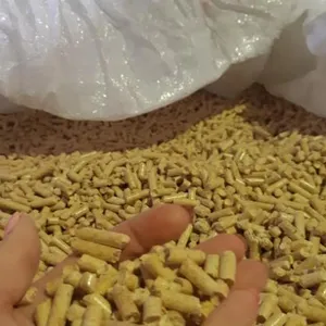 En iyi fiyat biyokütle Holzpellets köknar ahşap peletler 15kg çanta 6mm ENplus-A1