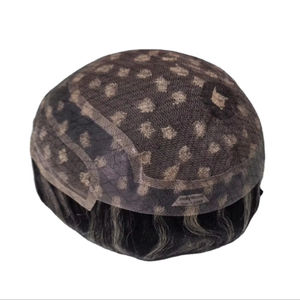 Perruque et toupet 100% cheveux humains, cheveux vierges chinois Remy, prothèse Taz Hair BD Lace Front Water Wave - Product Image 2