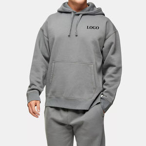 Chándal para Hombre con Diseño de Cintura Elástica, Precio de Fábrica, con Capucha y Bolsillos Tipo Canguro, Diseño Sólido, Mangas Completas, Material Cómodo - Product Image 6