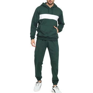 Chándal de forro polar de tecnología superior para hombre de fábrica OEM, conjuntos de Jogger de logotipo personalizado con chándales de lana de tecnología superior de punto de algodón para invierno - Product Image 5