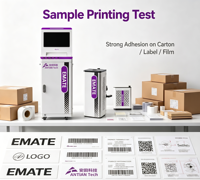 Impresora de Inyección de Tinta UV de Alta Resolución ANTIAN EMATE601, Altura de Impresión de 54 mm, Precio de Fábrica, Codificación para Fechas de Caducidad y Códigos de Barras