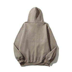 Nueva llegada peso ligero personalizado Color Puff impresión Sudadera con capucha invierno cálido manga larga Puff impresión Sudadera con capucha - Product Image 2