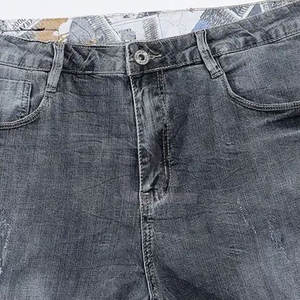 Pantalones cortos vaqueros sólidos de algodón 100% de alta calidad para hombre, ropa de entrenamiento informal transpirable de secado rápido, gran oferta - Product Image 6