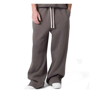 Venta al por mayor de alta calidad personalizado hombres pantalones de chándal rectos holgados Joggers pantalones holgados Multi bolsillos pesados algodón Cargo Pantalones - Product Image 5