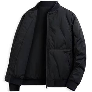 Veste bomber d'aviateur pour homme en coton rembourré de qualité supérieure OEM 2025, streetwear viral, imperméable, col baseball, coupe-vent, grande taille - Product Image 3