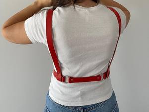 <b>Harness</b> For Women Leather Gothic Chest Strap And Waist Belt Adjustable Body Accessory LWH-0094 - Product Image 5